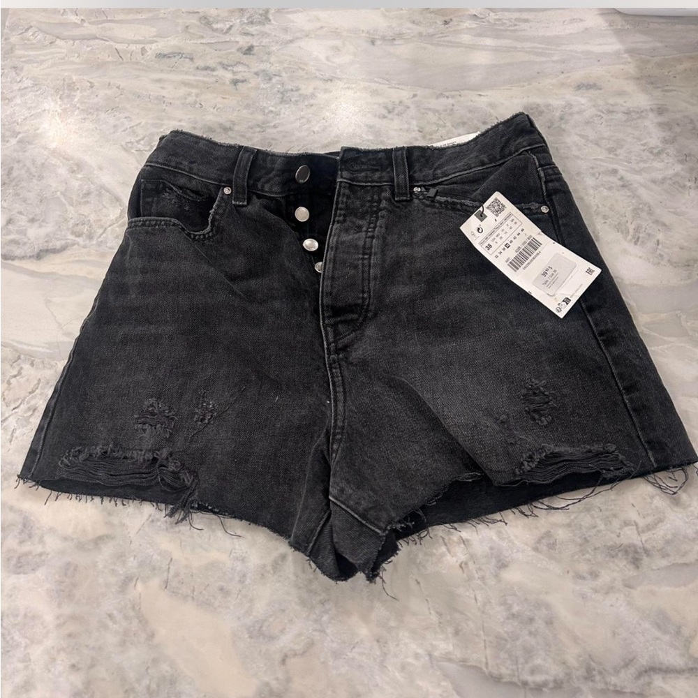 Black Zara Denim Shorts